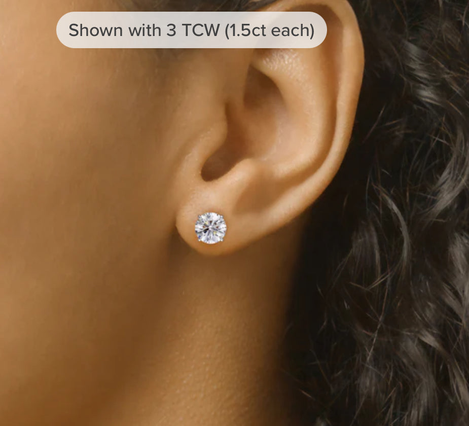 Round Diamond Studs