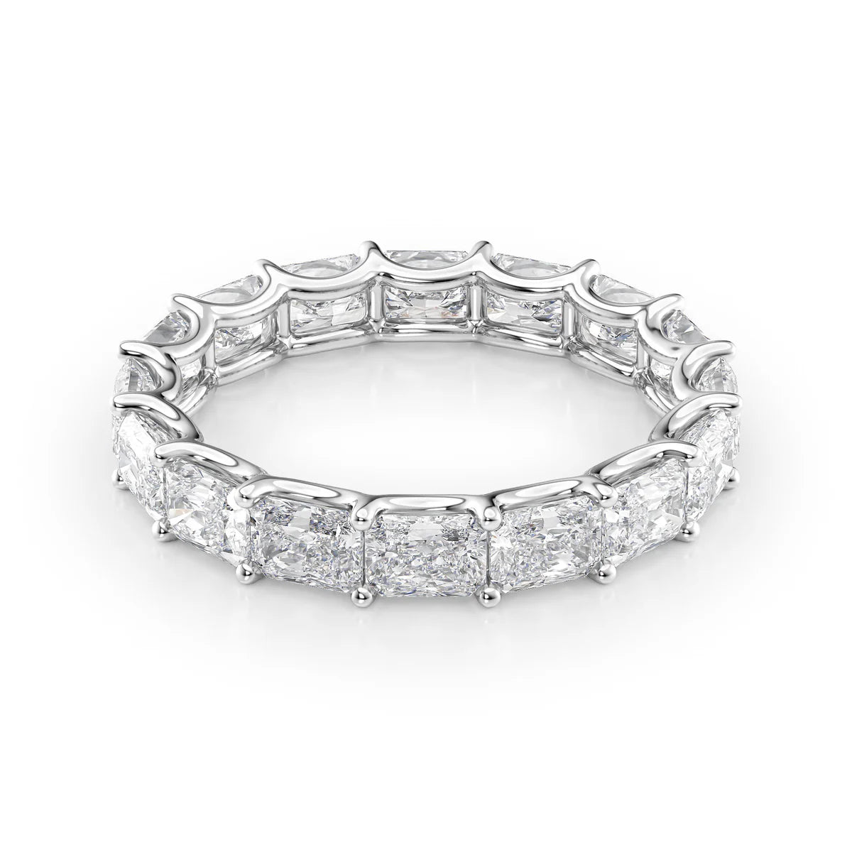 East West Radiant U Prong Eternity