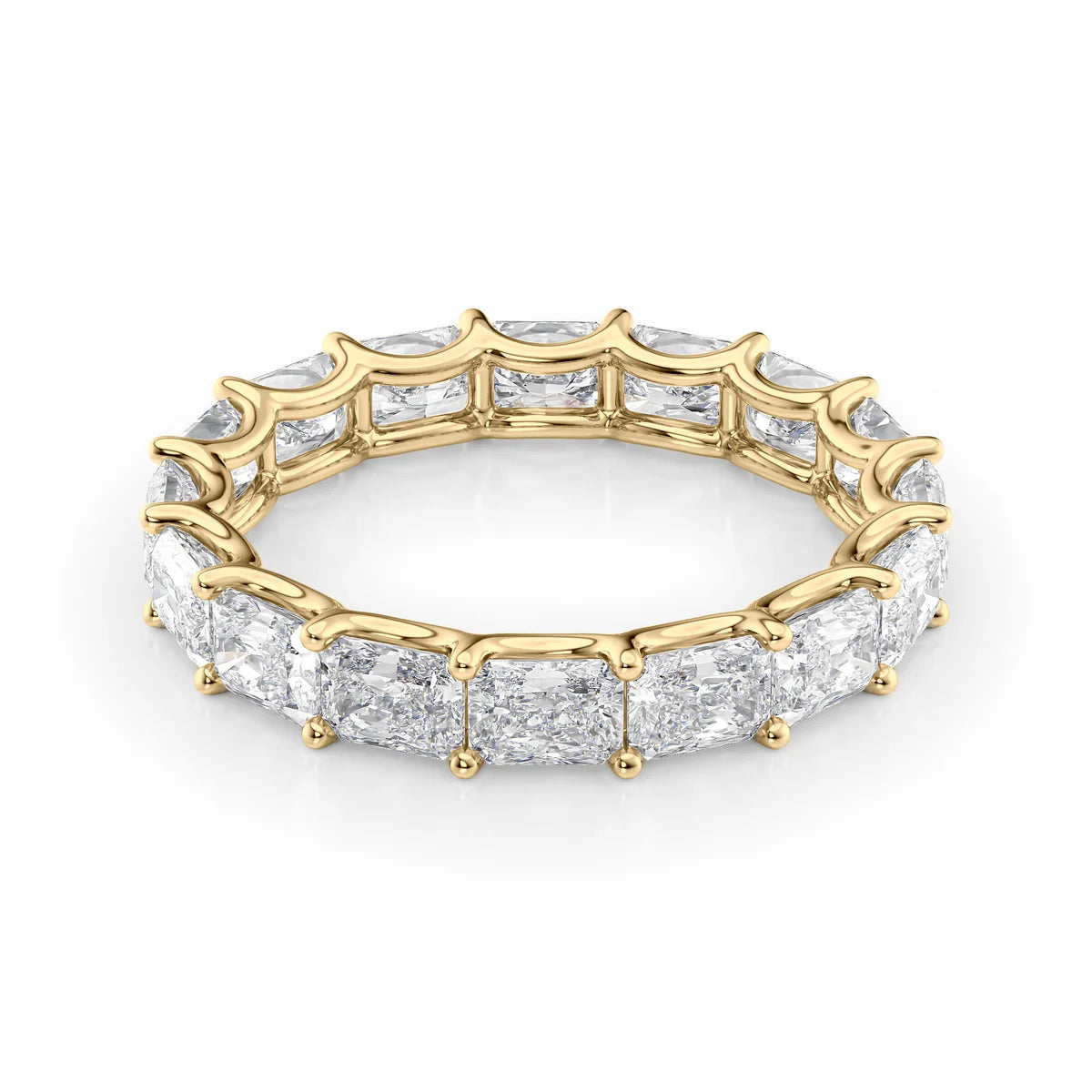 East West Radiant U Prong Eternity
