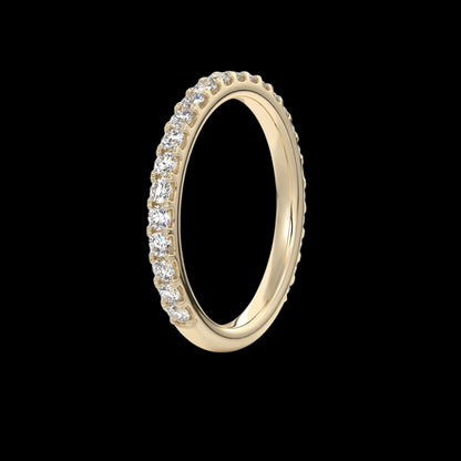 2.3mm Pavé Wedding Band