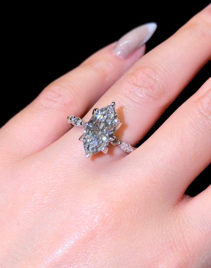 Marquise Hidden Halo Tierra