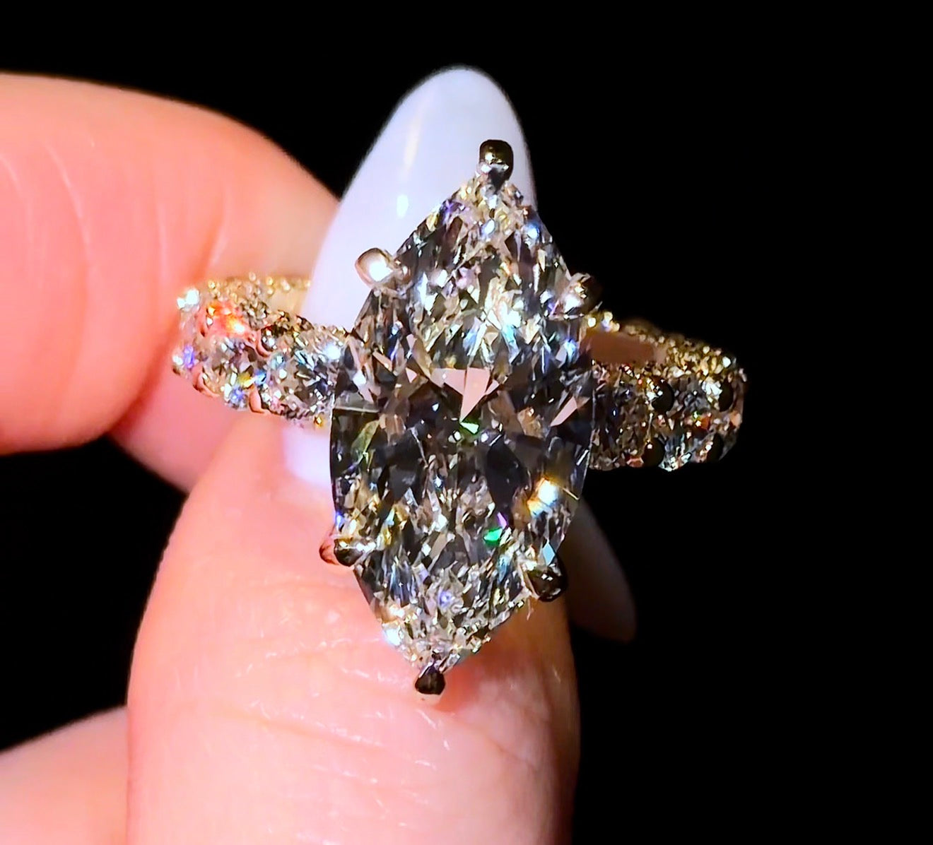 Marquise Queen Ring