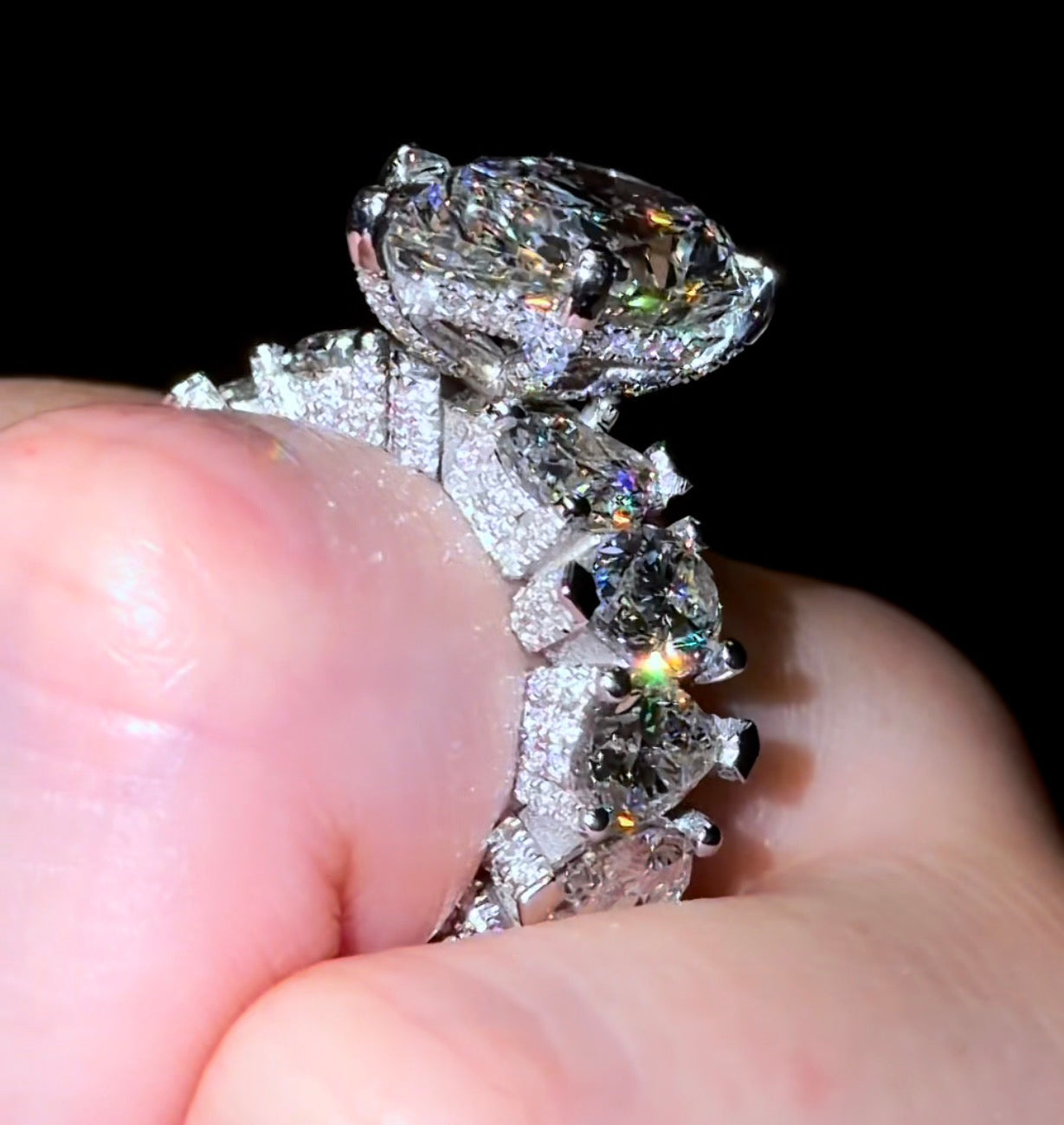 Pear Super Queen Ring