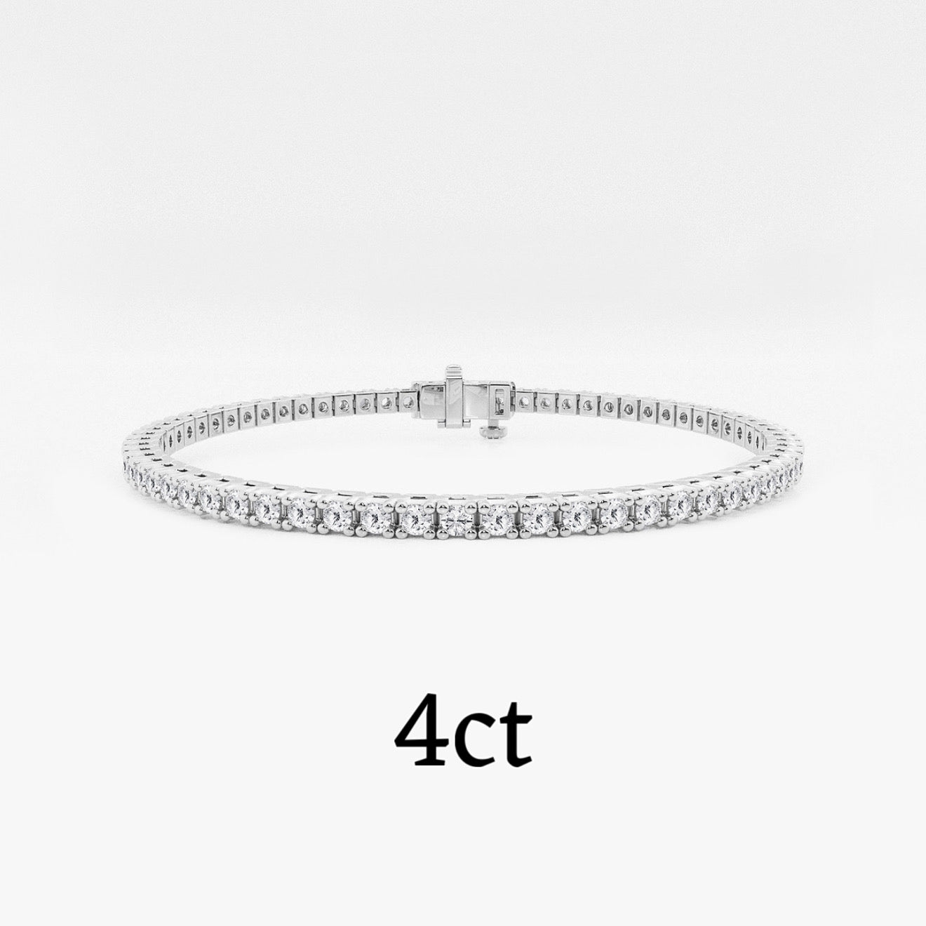 实验室培育钻石网球手链