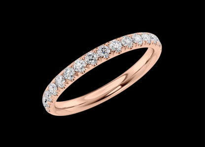 2.3mm Pavé Wedding Band