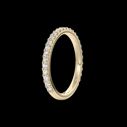 2mm Pavé Wedding Band
