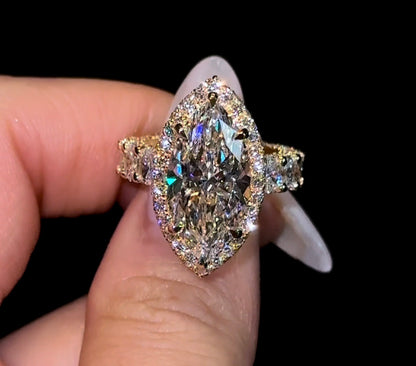 Traditional Marquise Queen Ring