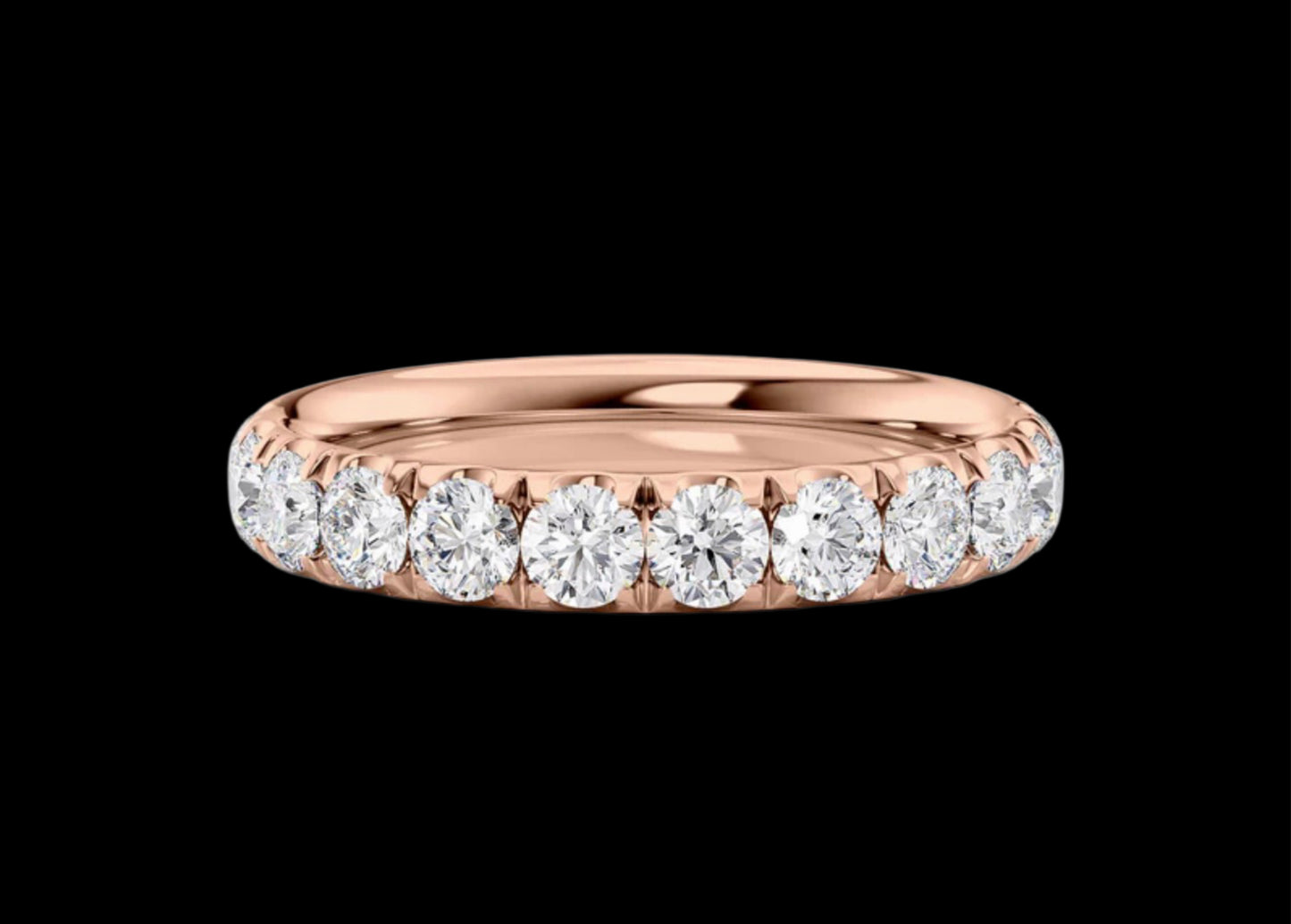 3mm Pavé Wedding Band