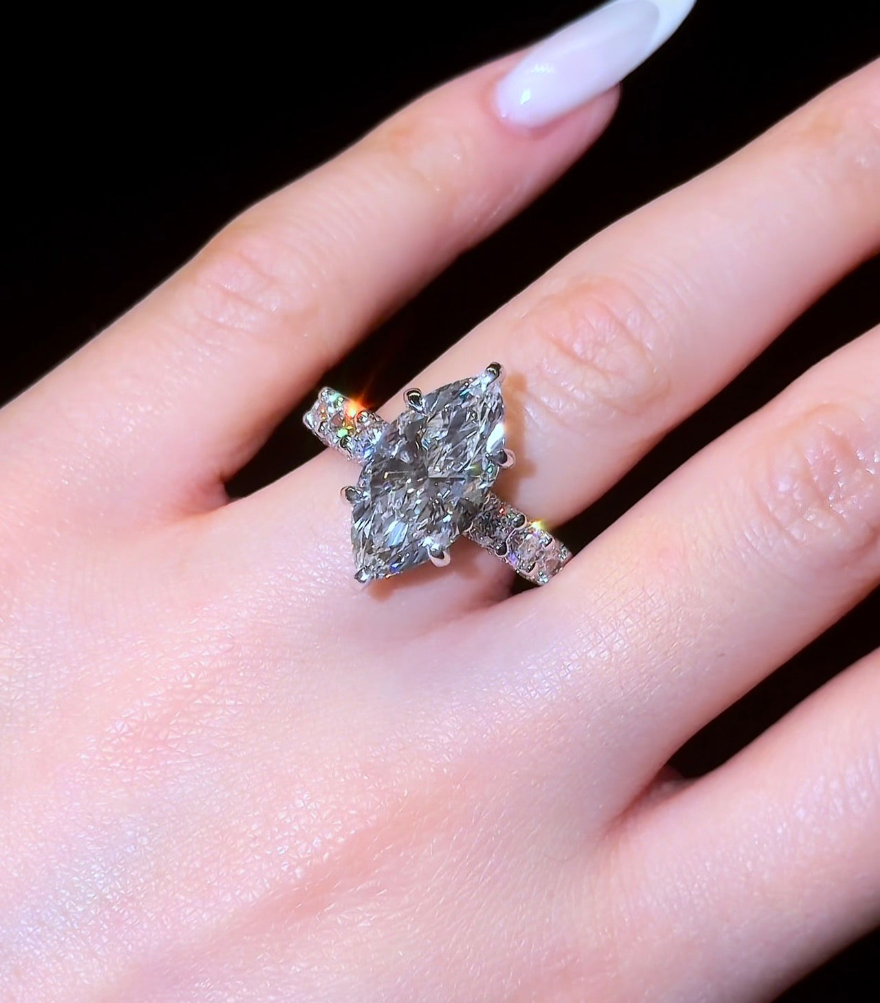 Marquise Queen Ring