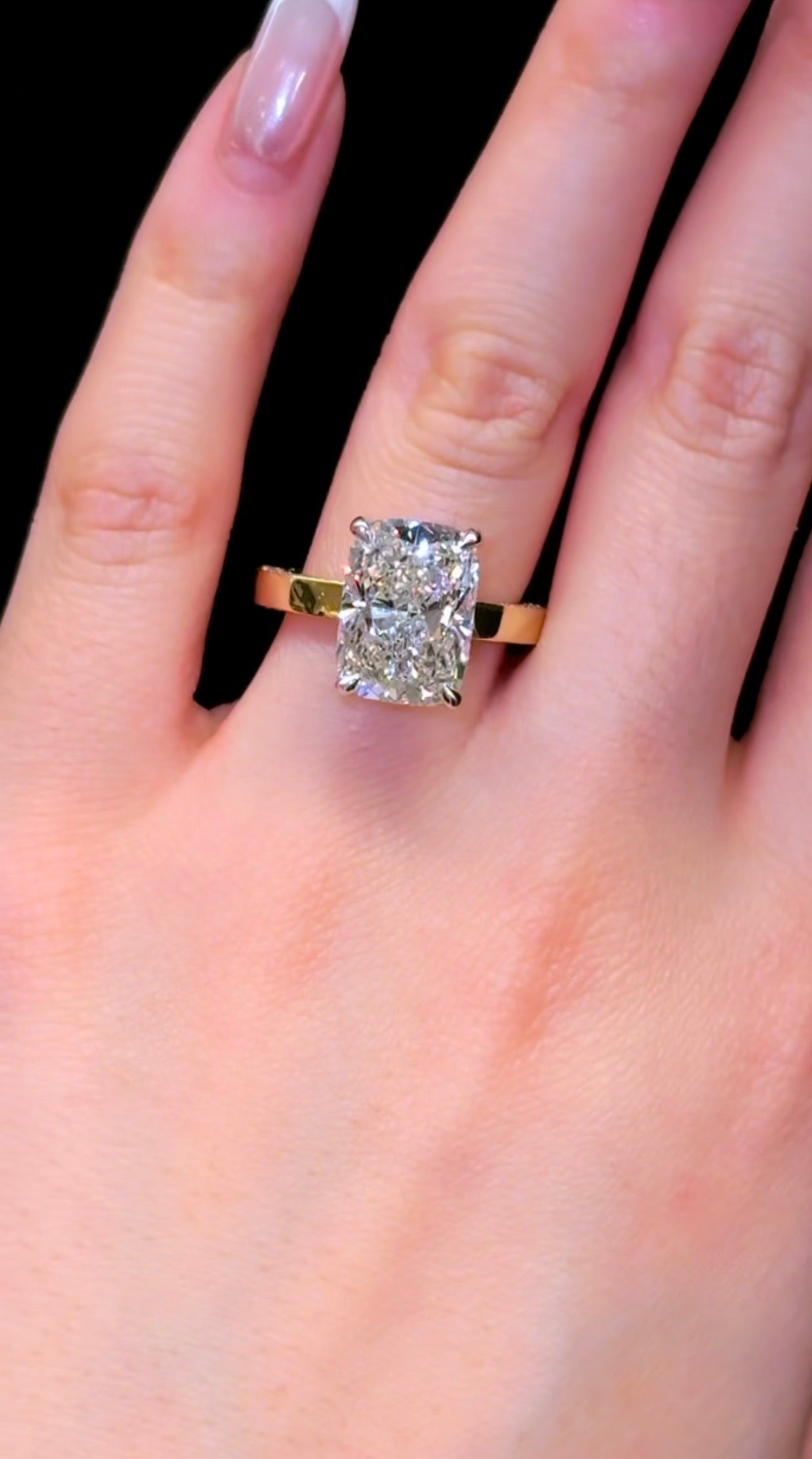 Elongated Cushion Ciara Ring