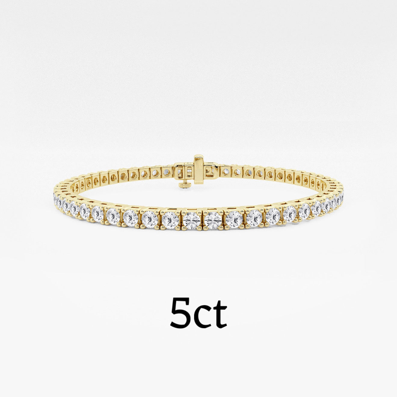 实验室培育钻石网球手链