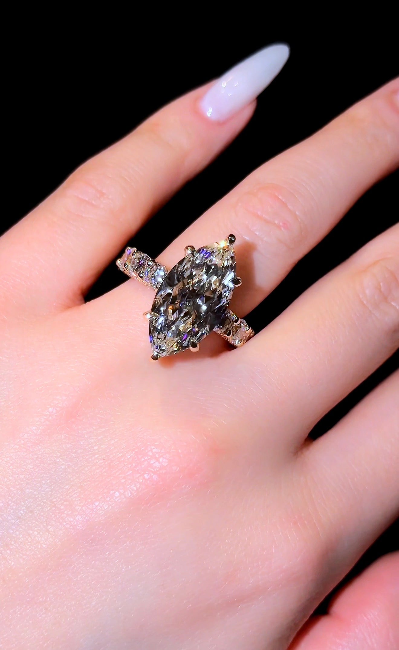 Marquise Queen Ring