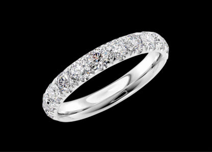 3mm Pavé Wedding Band