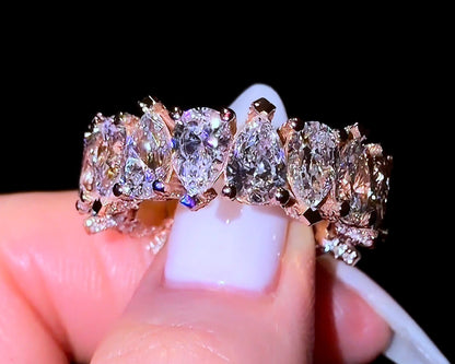 Pear Super Queen Wedding Band
