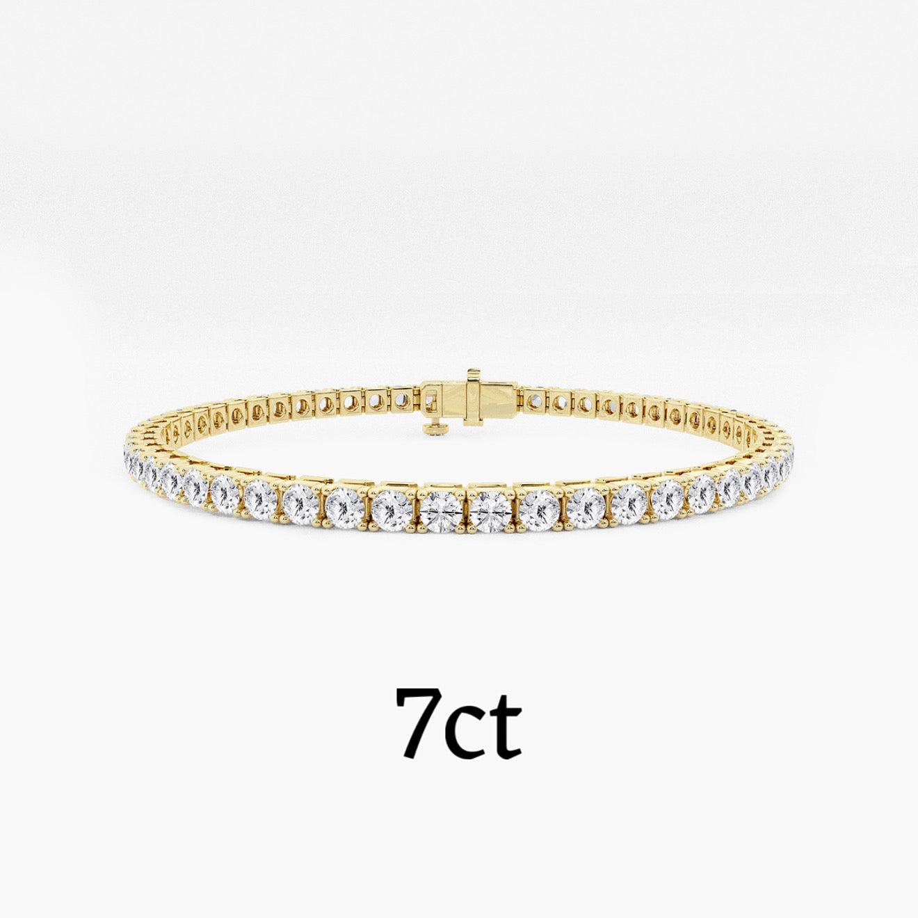 实验室培育钻石网球手链