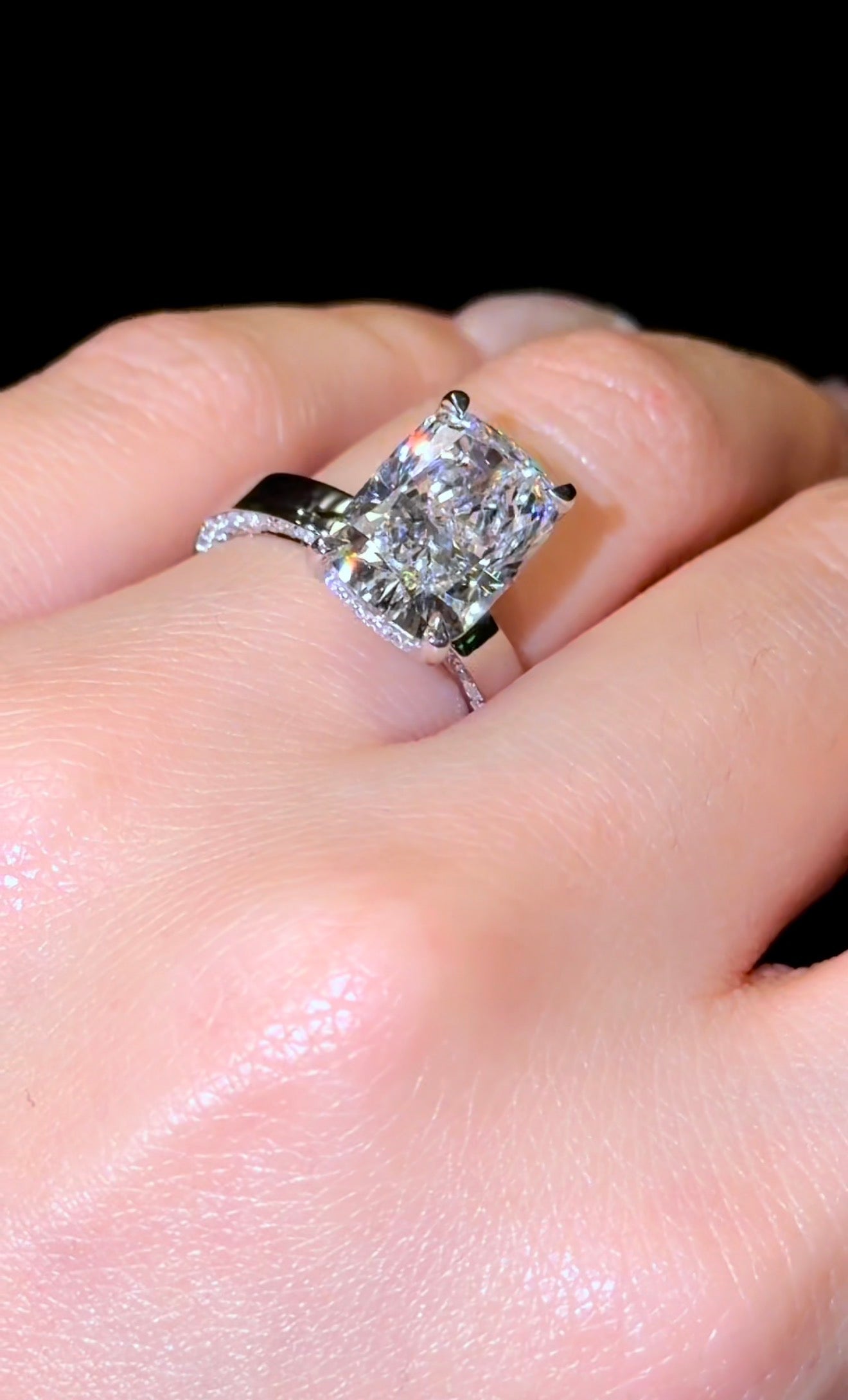 Elongated Cushion Ciara Ring