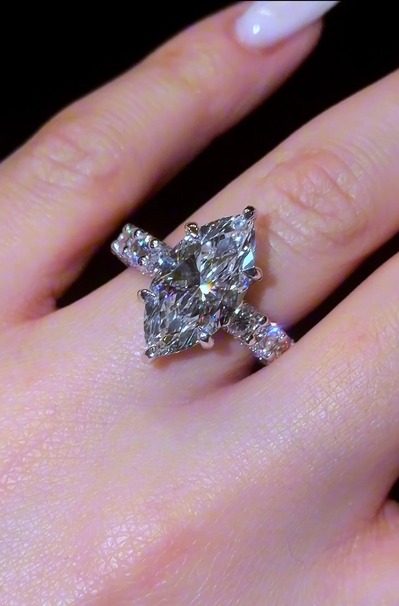 Marquise Queen Ring