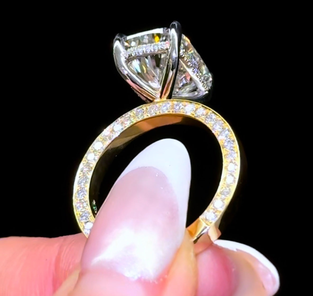 Elongated Cushion Ciara Ring