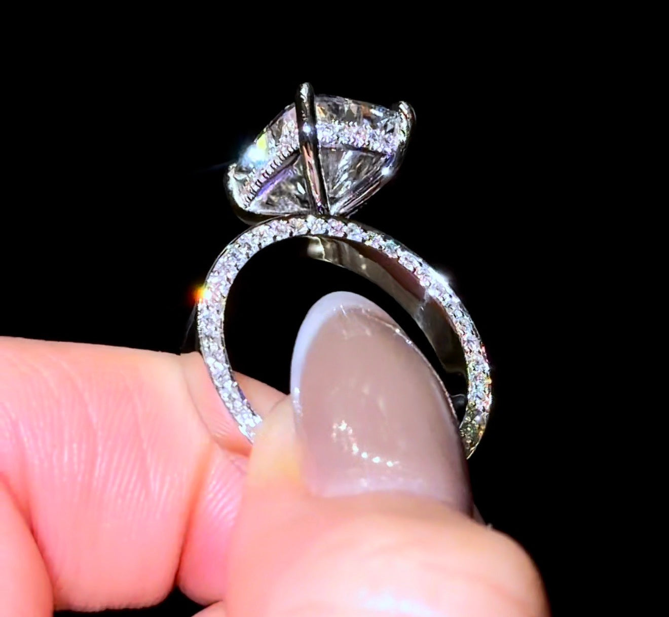 Elongated Cushion Ciara Ring