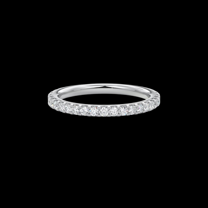 2mm Pavé Wedding Band