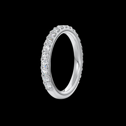 2.6mm Pavé Wedding Band