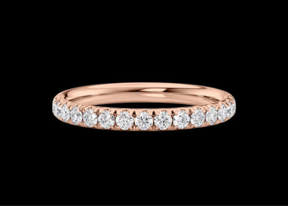 2.3mm Pavé Wedding Band