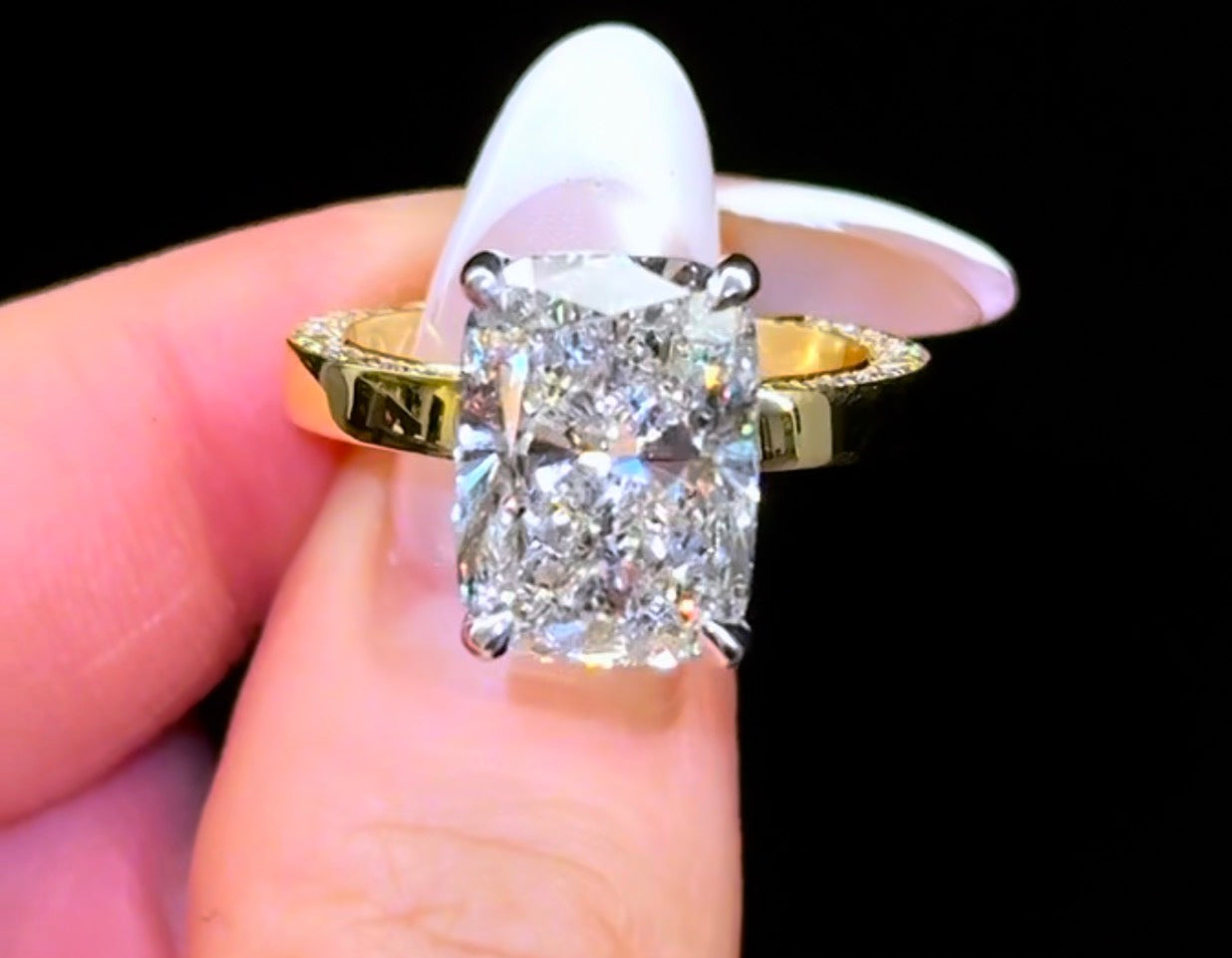 Elongated Cushion Ciara Ring