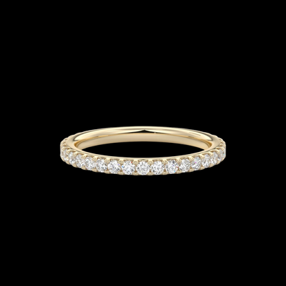 2mm Pavé Wedding Band