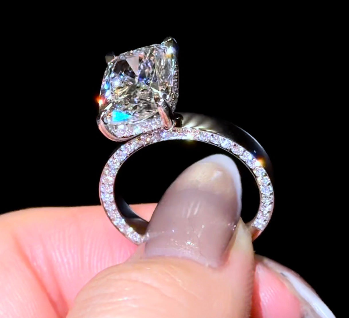 Elongated Cushion Ciara Ring