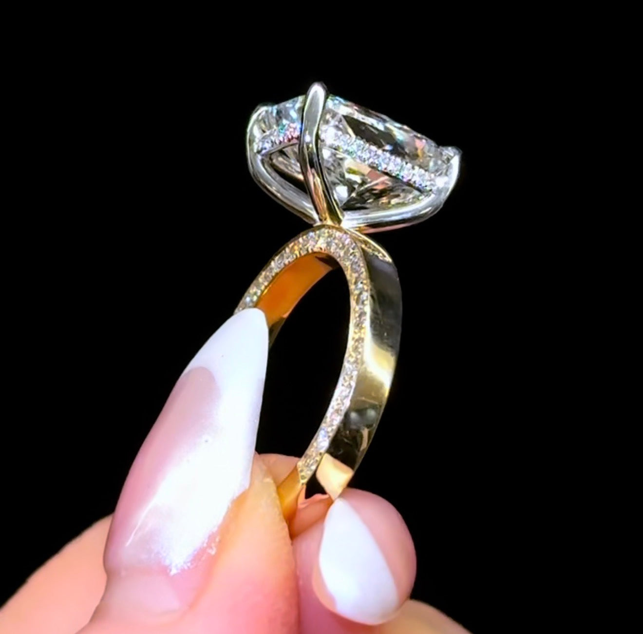 Elongated Cushion Ciara Ring