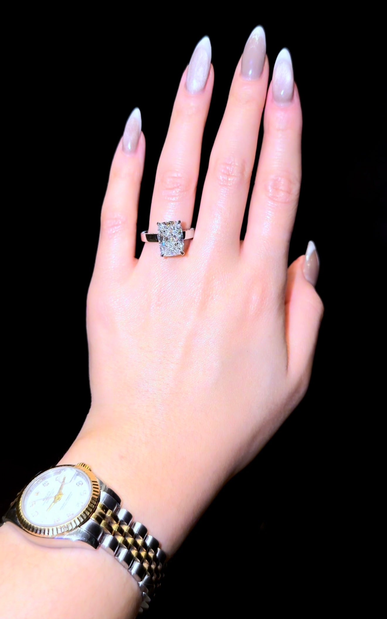 Elongated Cushion Ciara Ring