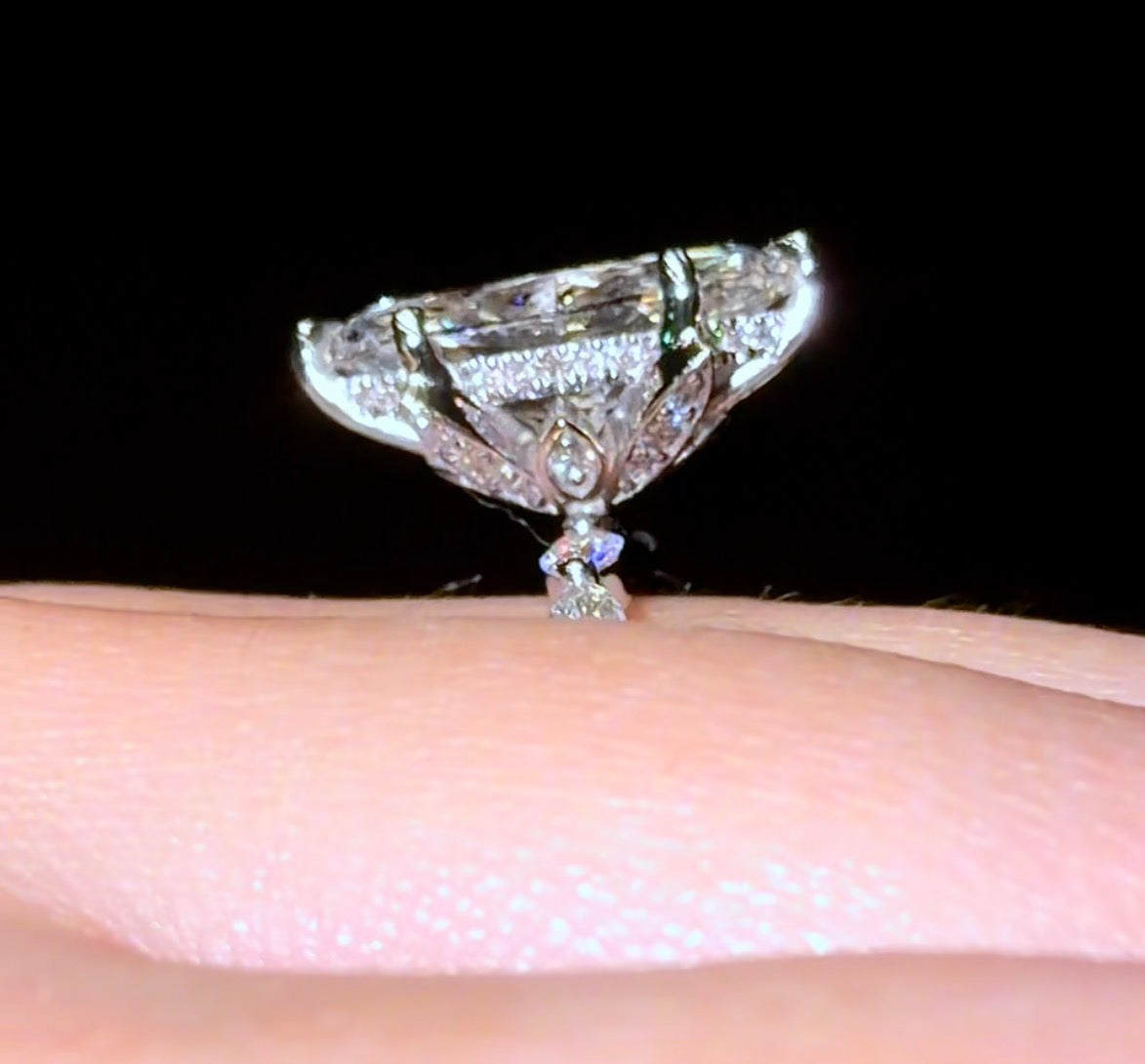 Marquise Hidden Halo Tierra