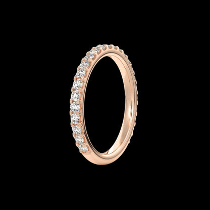 2.3mm Pavé Wedding Band