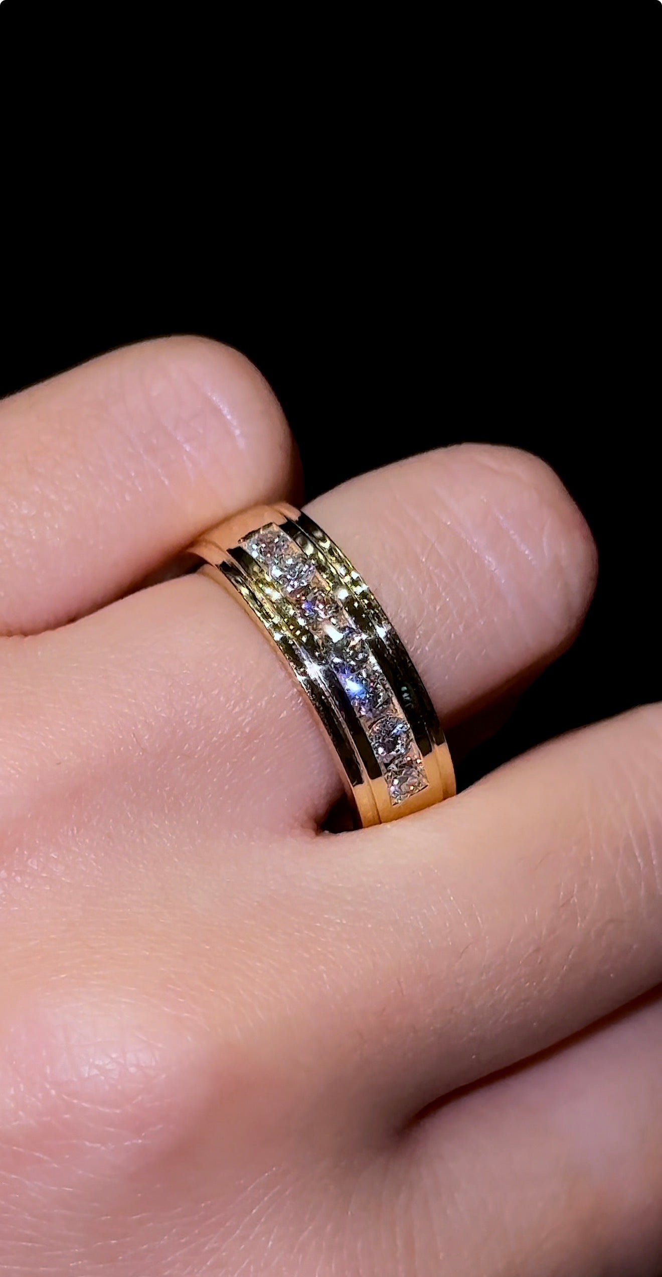 7mm Stepped Edge Men’s Band