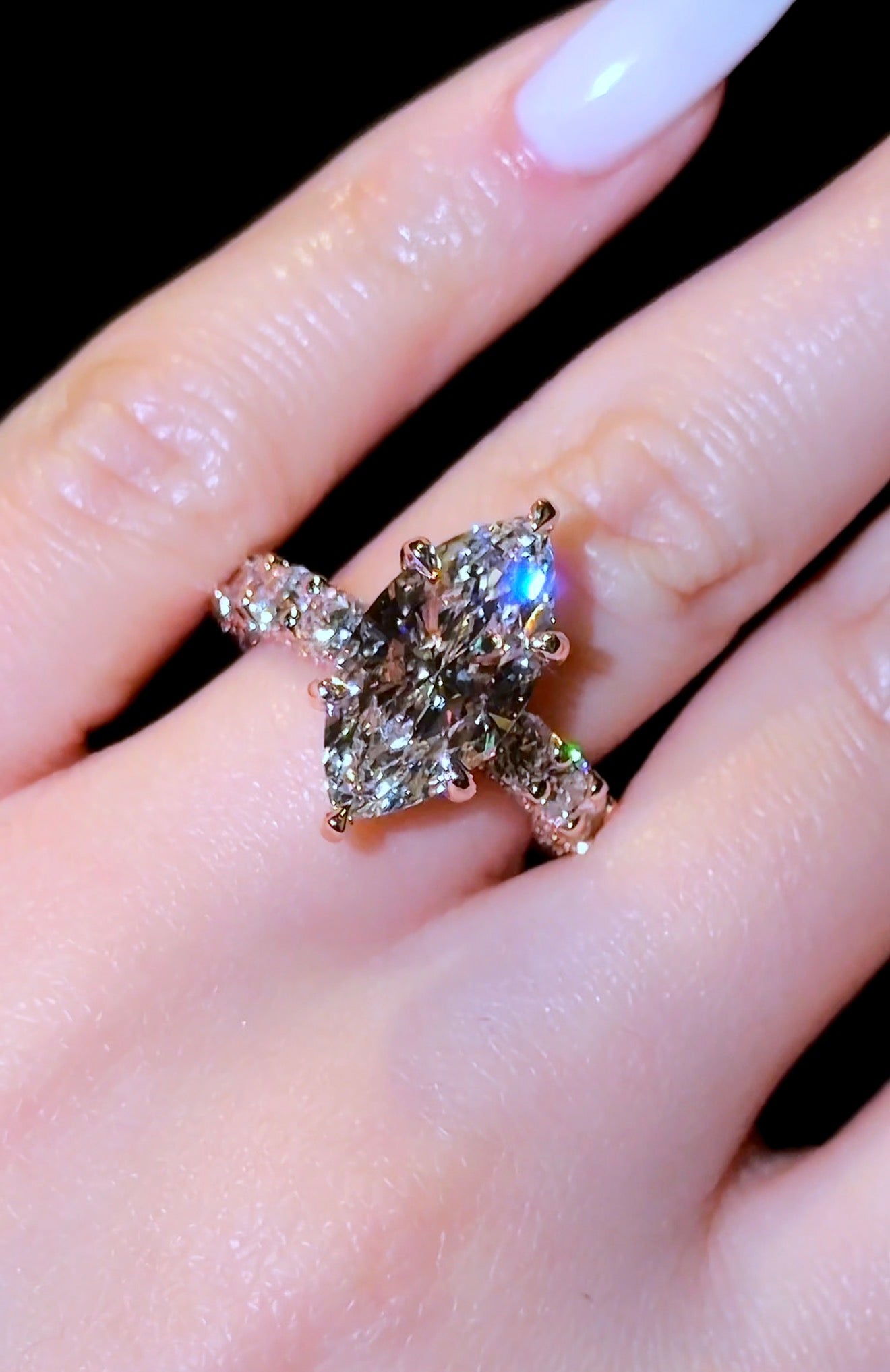 Marquise Queen Ring