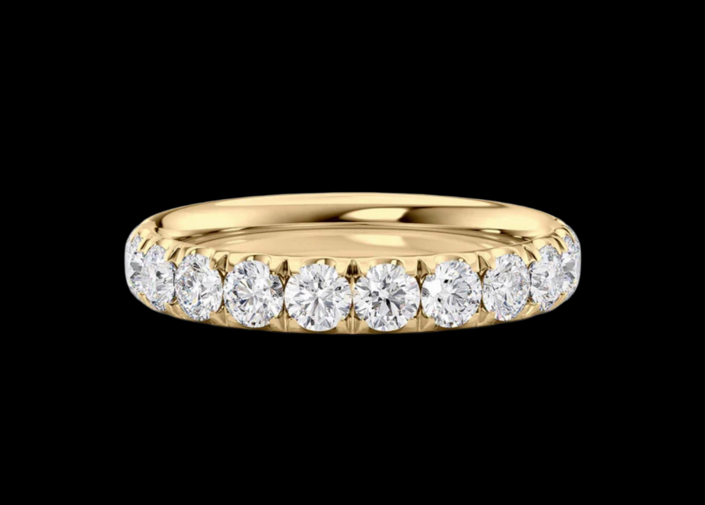 3mm Pavé Wedding Band