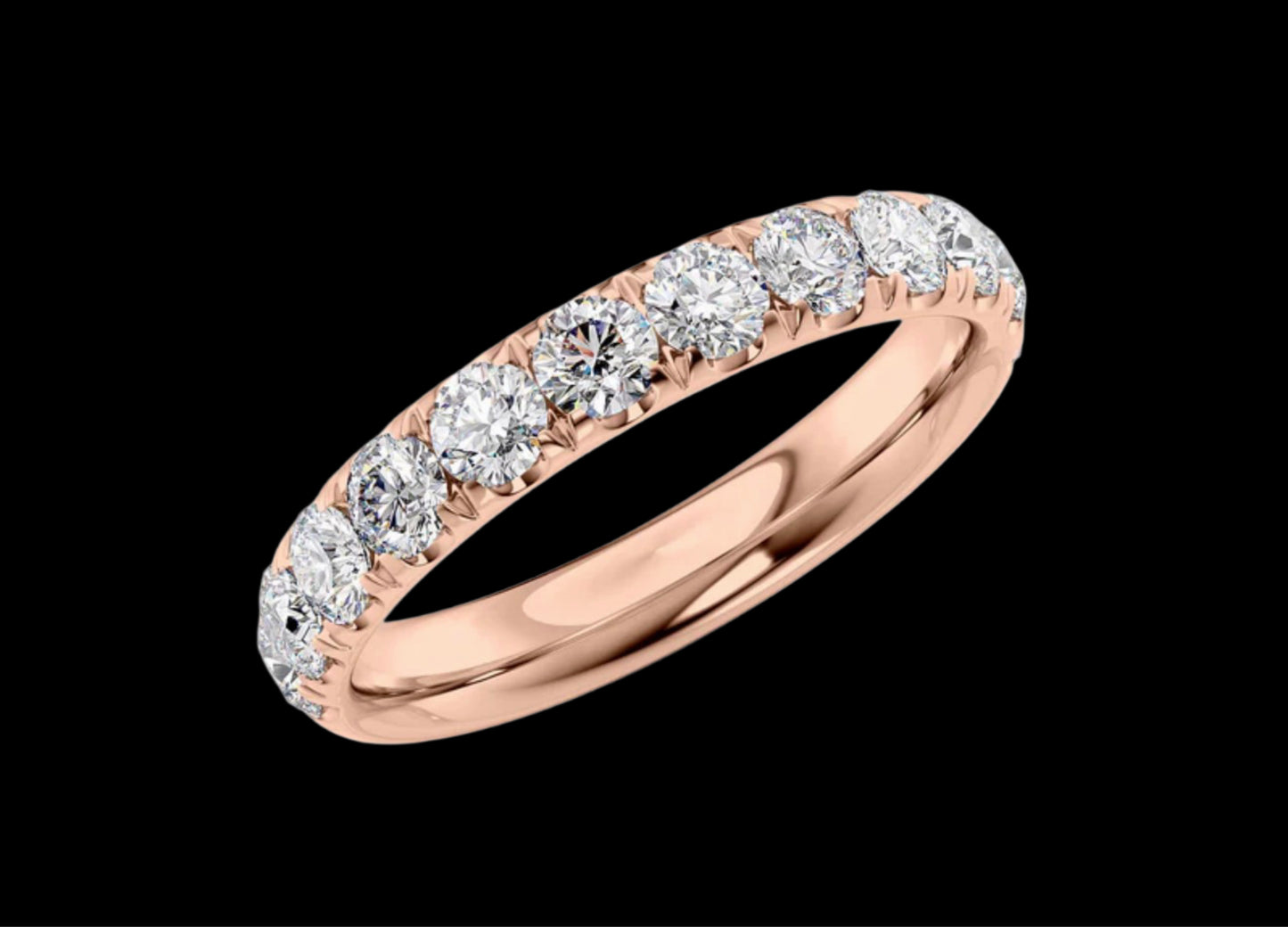 3mm Pavé Wedding Band