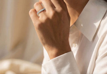 3mm Pavé Wedding Band