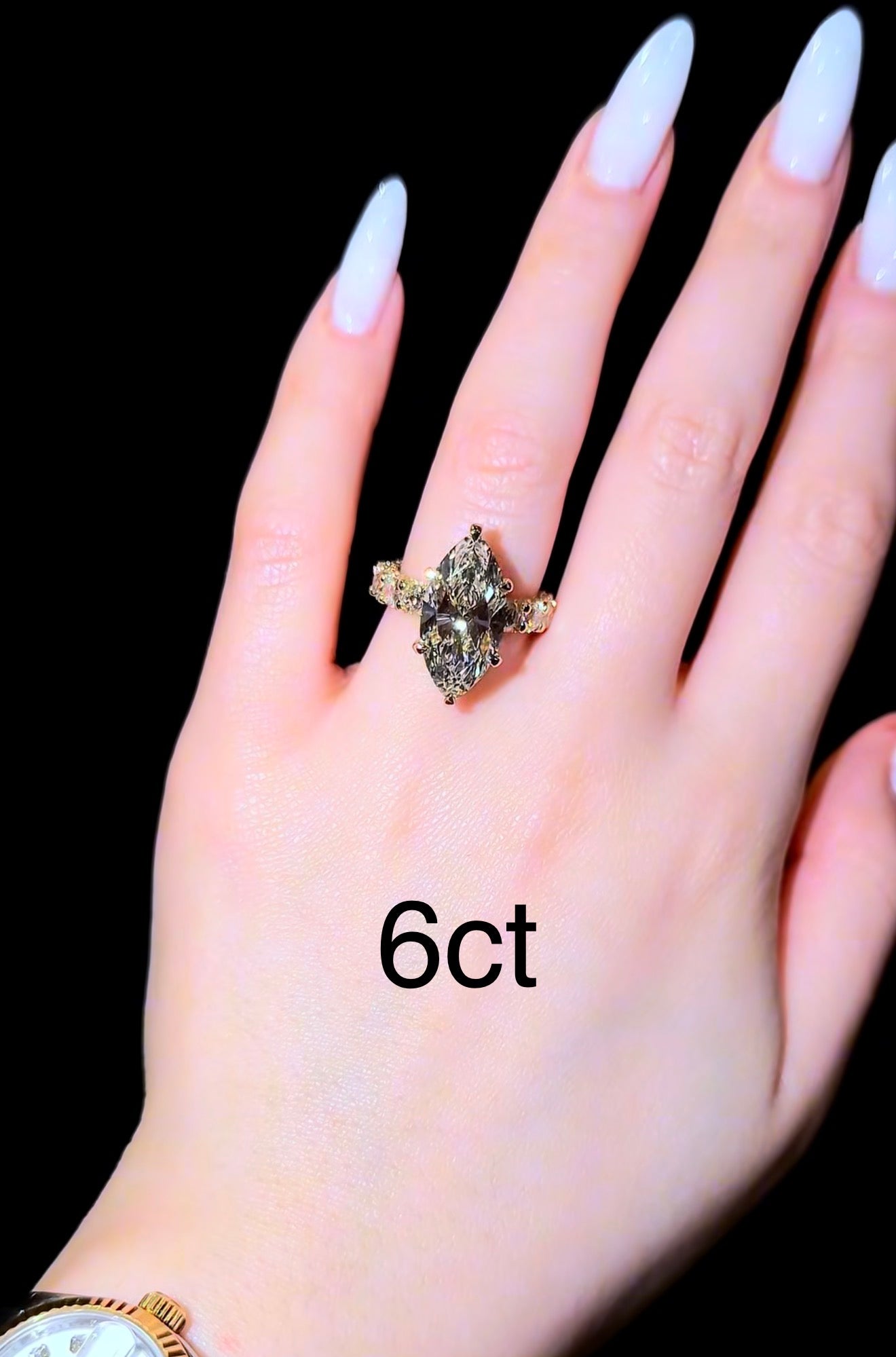 Marquise Queen Ring
