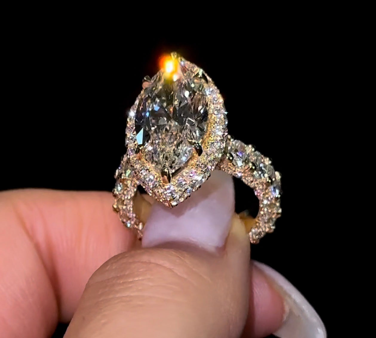 Traditional Marquise Queen Ring