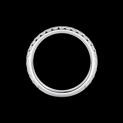 2.3mm Pavé Wedding Band