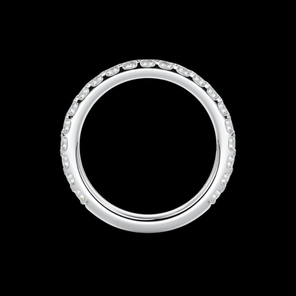 2.6mm Pavé Wedding Band