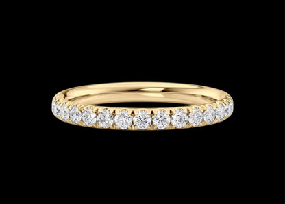 2.3mm Pavé Wedding Band