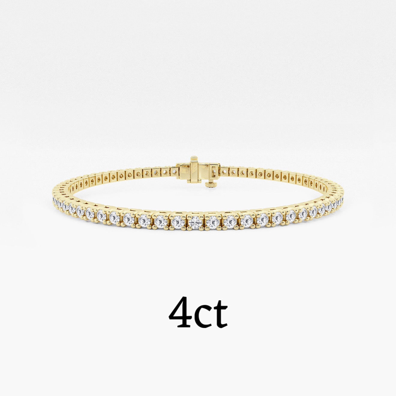 实验室培育钻石网球手链