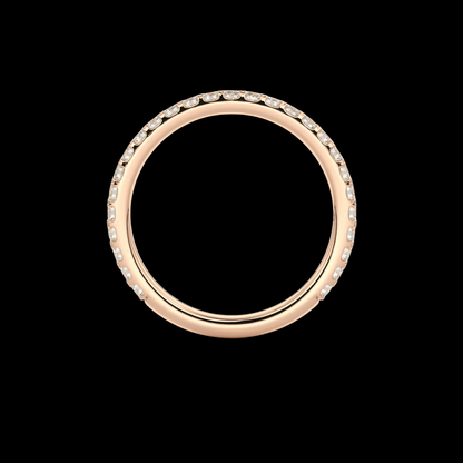 2mm Pavé Wedding Band