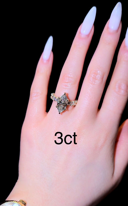 Marquise Queen Ring