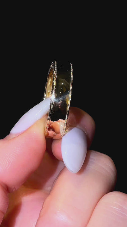 Baguette Inlay Wedding Band
